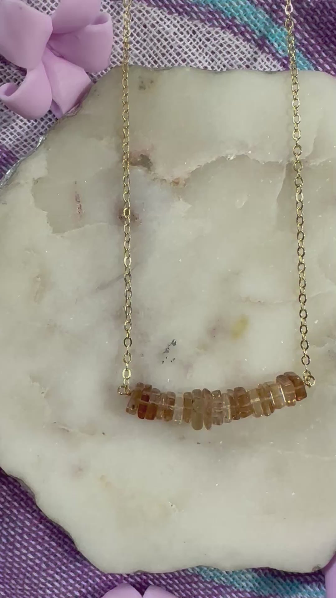 Load video: Imperial Topaz Necklaces